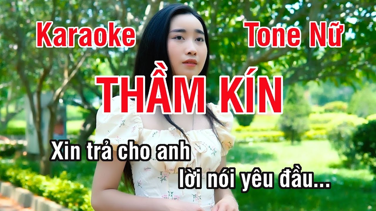 Thầm Kín Karaoke ❖ Nhạc Sống Hay Tone Nữ (Si Trưởng) ► Karaoke Lê Thiết