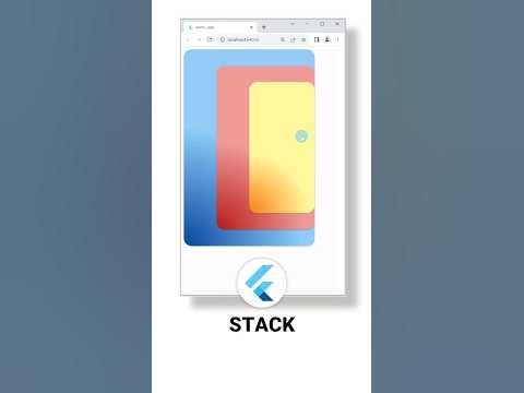 Stack widget - Flutter quick tutorial⏱️ - YouTube