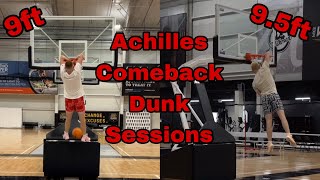 6’1” Achilles Flair Up Comeback Sessions! 9ft & 9.5ft!