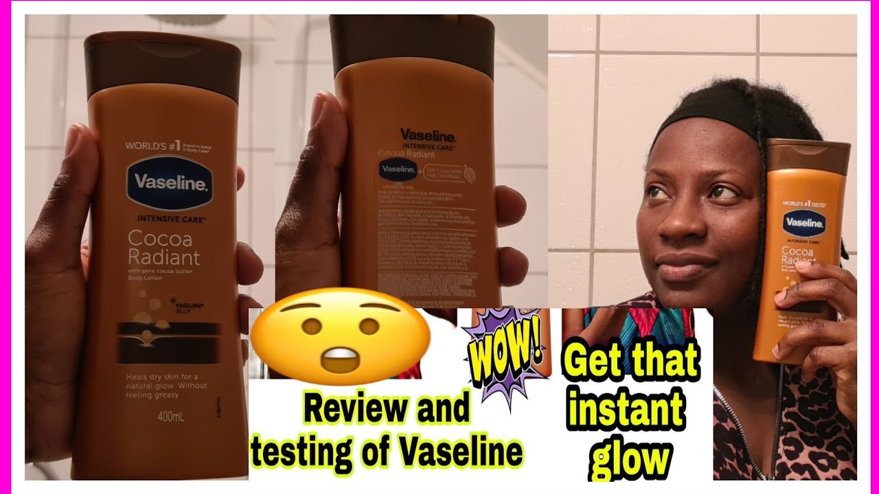VASELINE INTENSIVE COCOA butter lotion 400ML review & testing for a