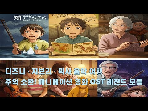 “듣기만 해도 행복해지는 애니메이션 영화 OST 🌈 | 힐링, 추억, 감동이 있는  플레이리스트”
