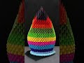3D Origami Swan 🦢 | Stunning Handmade Paper Art #Shorts 🦢🌈 #adorablecrafts #youtubeshorts #diy #art