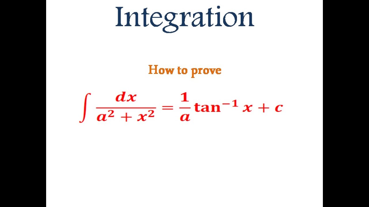 Integration Of Dx a 2 x 2 integration Of 1 a 2 x 2 dx YouTube integration-of-dx-a-2-x-2-integration-of-1-a-2-x-2-dx-youtube