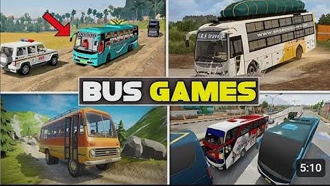 Top 5 Best Indian Bus Simulator Games For Android l iOS l New Bus Mobile Games 2024