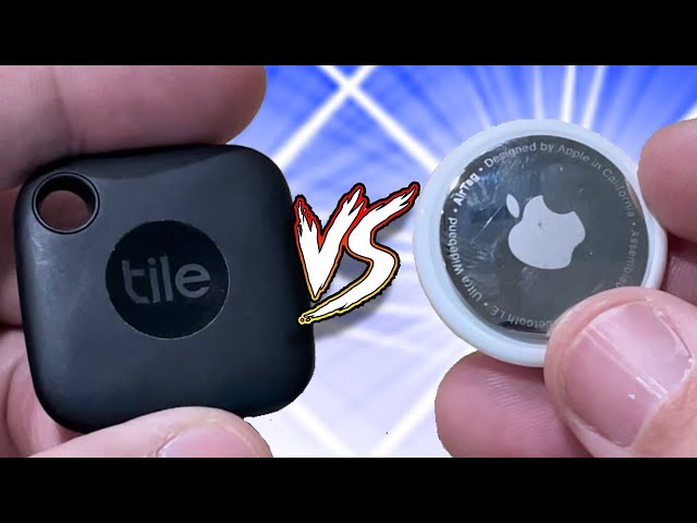 Apple AirTags vs Tile tracker