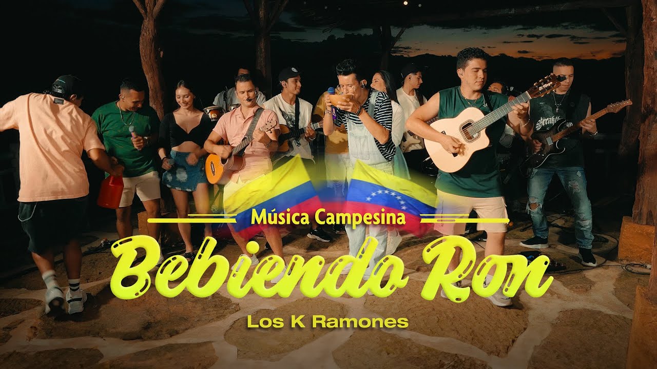 Bebiendo Ron -  Los K Ramones (Sesión En Vivo)