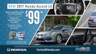 $99/mo. Accord & $95/mo. Civic at Conicelli Honda, PA’s #1 Volume Honda Dealer!
