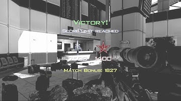 MW3 // Sniper MOAB // 33-0 // XxDr Fl4shxX // TDM MOAB // Terminal