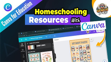 How to Create Easy and Effective Homeschooling Resources with Canva | Genius Junkie Tutorial