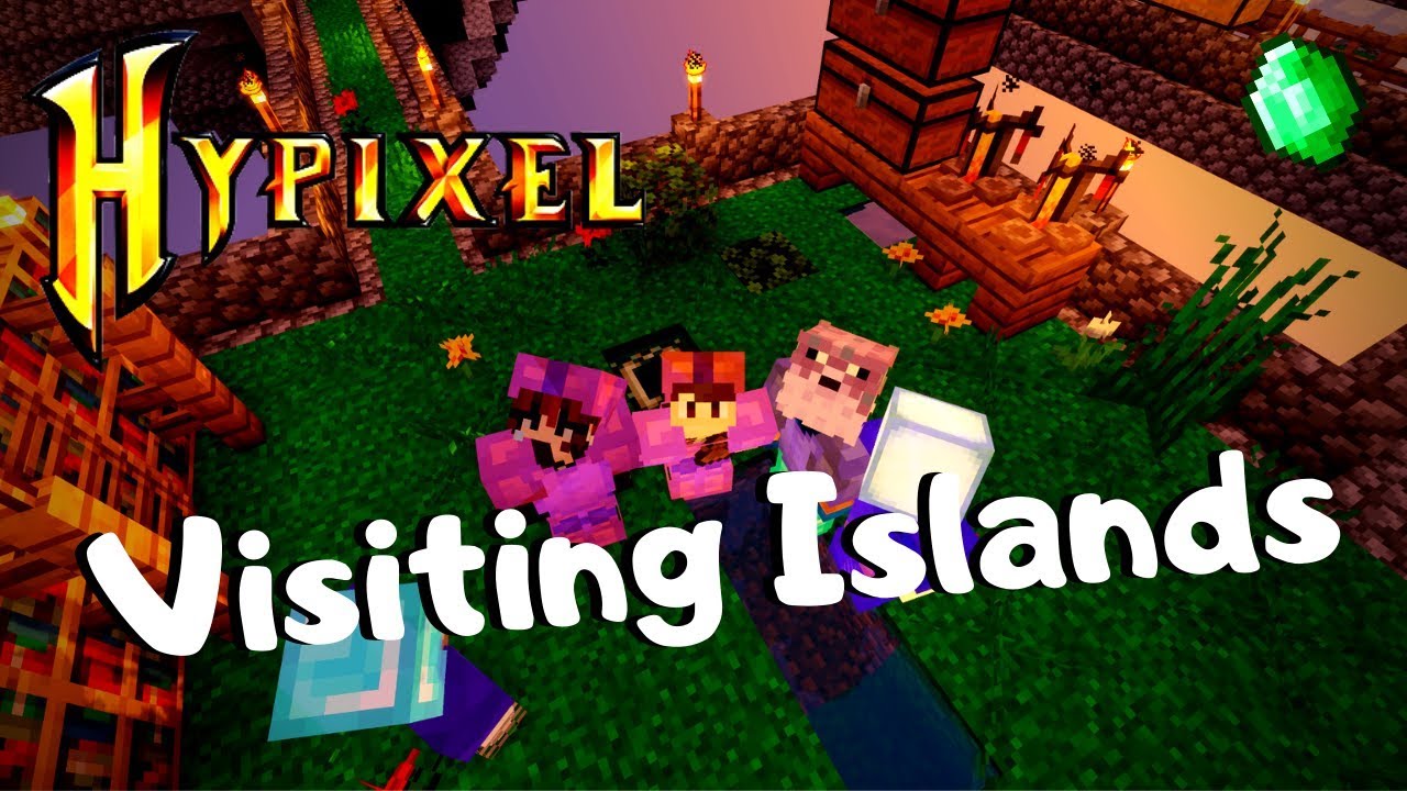 Hypixel: Skyblock- How to VISIT Islands!! - YouTube