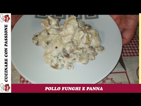 Video: Pollo Con Panna E Funghi Ricetta