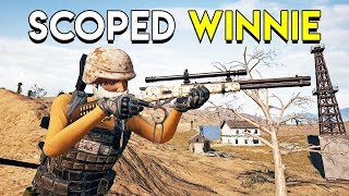 Scoped Winchester! - PUBG