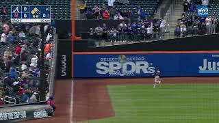 Dom Smith 2 RBI DOUBLE GIVES THE METS THE EARLY LEAD | Atlanta Braves @ New York Mets 5/3/2022