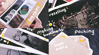 Packing a book mail and making bookmarks! 📖🔖