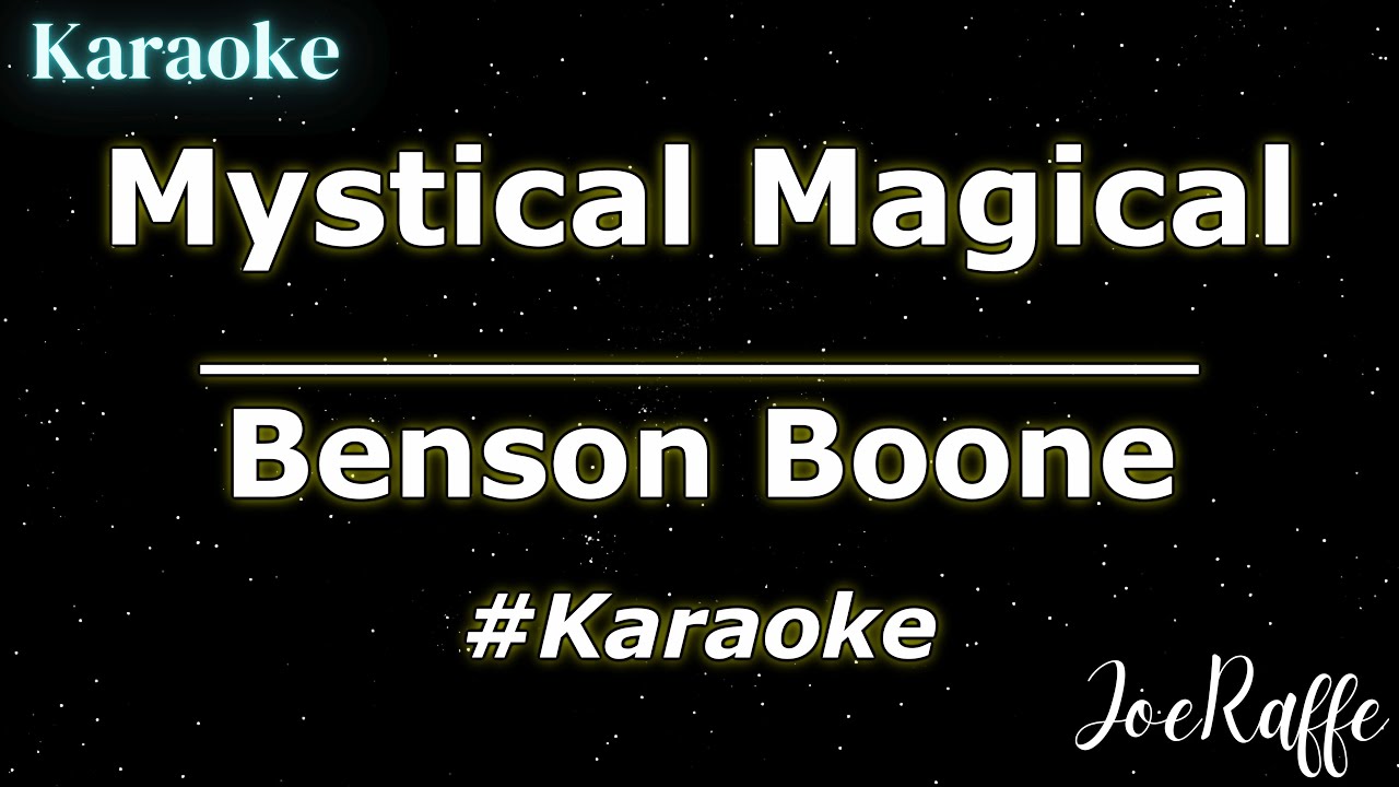 Benson Boone - Mystical Magical (Karaoke) Benson Boone - Mystical Magical (Karaoke)