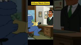 Cookie Monster runs bank🤣| #familyguy #funny #shorts #viral