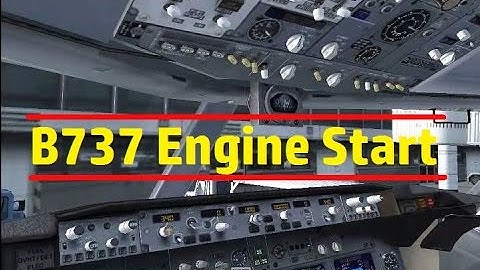 FSX Boeing 737-800 Startup Procedures and Departure