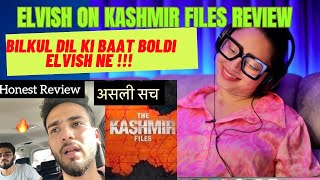 The Kashmir Files Honest Review Elvish Yadav Reaction Video elvishyadavvlogs