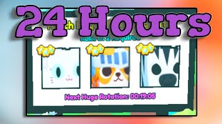 I hatched for 24 hours to get so many Huges! Pet simulator 99