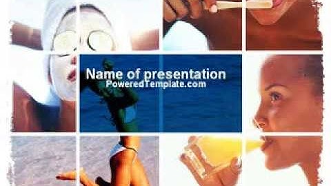 Healthy Life PowerPoint Template by PoweredTemplate.com