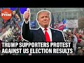 Thousands of Trump supporters rally in Washington DC to back his claims of election fraud