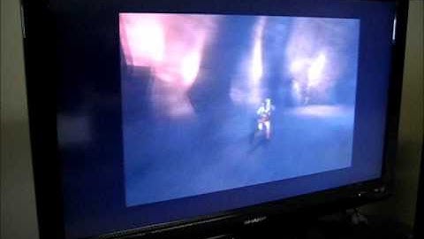 Playing God of War, PSPgo Component Cable Demonstation