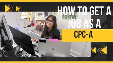 Tips to get a job as a CPC-A + GIVEAWAY!