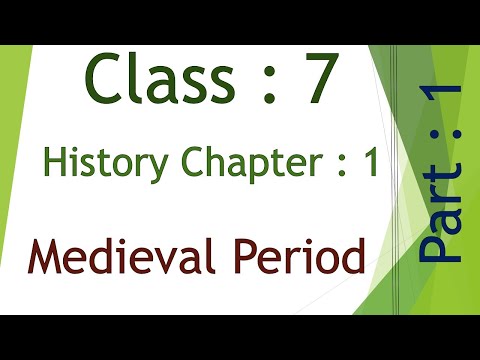 Class : 7 // History // Chapter : 1 //Medieval Period // Part : 1 — History video cover