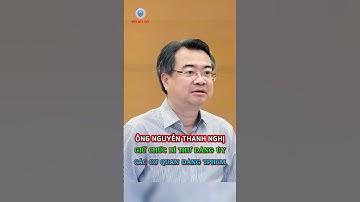 Ông Nguyễn Thanh Nghị Giữ Chức Bí Thư Đảng Uỷ Các Cơ Quan Đảng Tp HCM