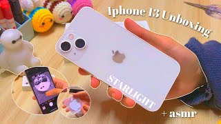 Iphone 13 unboxing in late 2022 🍒 | aesthetic, asmr | Starlight 128gb 📸 | Malaysia 🇲🇾