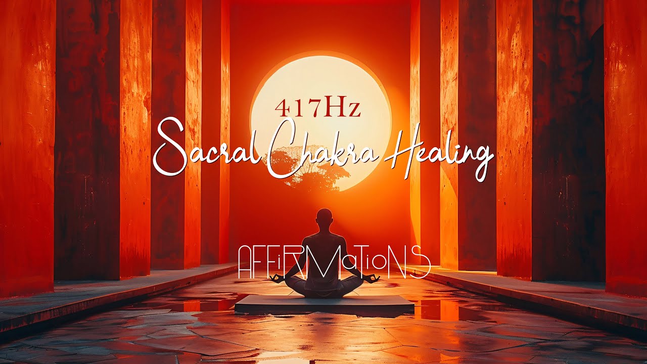 417Hz Sacral Chakra Healing | Emotional Release Affirmations for Sleep ...