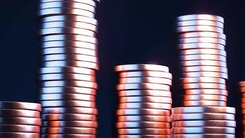 Coin Stack Stock Motion Graphics