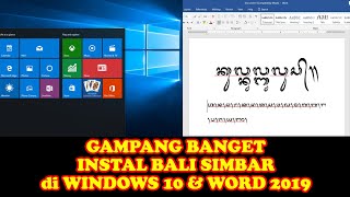 CARA INSTAL FONT BALI SIMBAR DJ DI LAPTOP DAN PC 2019 / 2020 screenshot 5