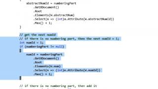 Using DocumentBuilder with Numbered Documents
