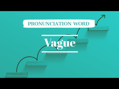 Vague say|how to pronunciation Vague in Indian English|how to say Vague
