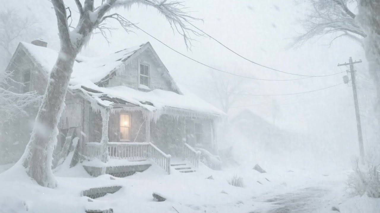 Deep Winter Sleep | Snowstorm Nature Sounds Livestream