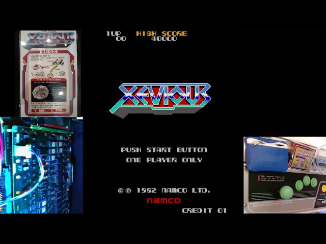 基板 基盤 ゼビウス ナムコ XEVIOUS namco アーケードゲーム アーケード基板ライブ配信「ゼビウス｣ #1 - YouTube