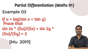 Example 03:- Partial Differentiation 