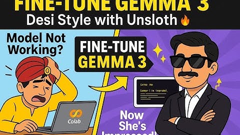 Gemma 3 Finetune Tutorial in Funny Hindi | Unsloth Vision Model on Custom Dataset