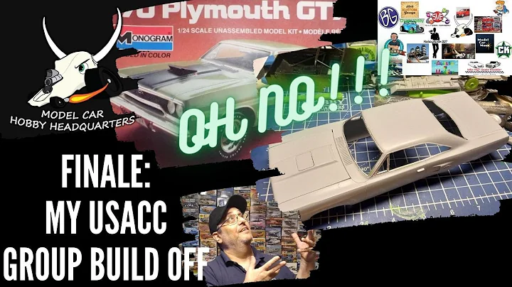The REVEAL On My USACC Model Car YouTuber Build Challenge (Monogram '70 GTX) Ep.282