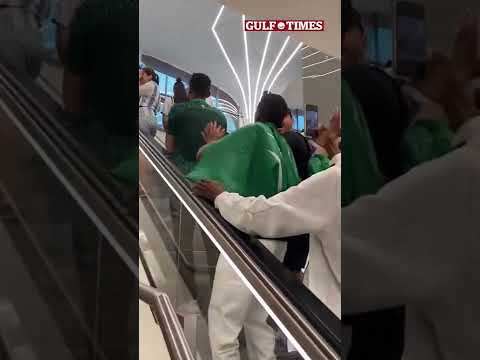 الجماهير السعودية جننت الارجنتينيين ميسي وينو كسرنا عينو