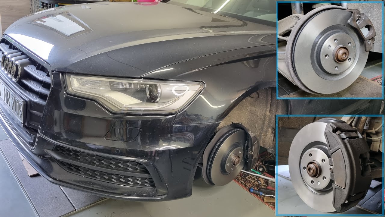 Audi A6 Bremsbeläge Hinten Wechseln Ohne Tester Audi A6 4G 3.0BiTdi Bremsen wechseln - Scheiben + Beläge - elektrische