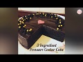 3 Ingredient Pressure Cooker Cake