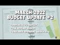 $3.5K INCOME??! March 2022 BUDGET UPDATE #2 :Tax Refund Edition with Variable Spending Check-In