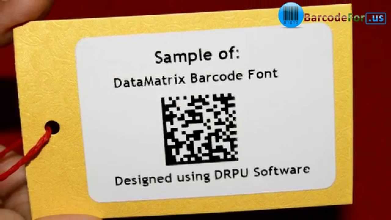 Steps to Create Barcode Labels in 2D Fonts using DRPU Barcode Label ...