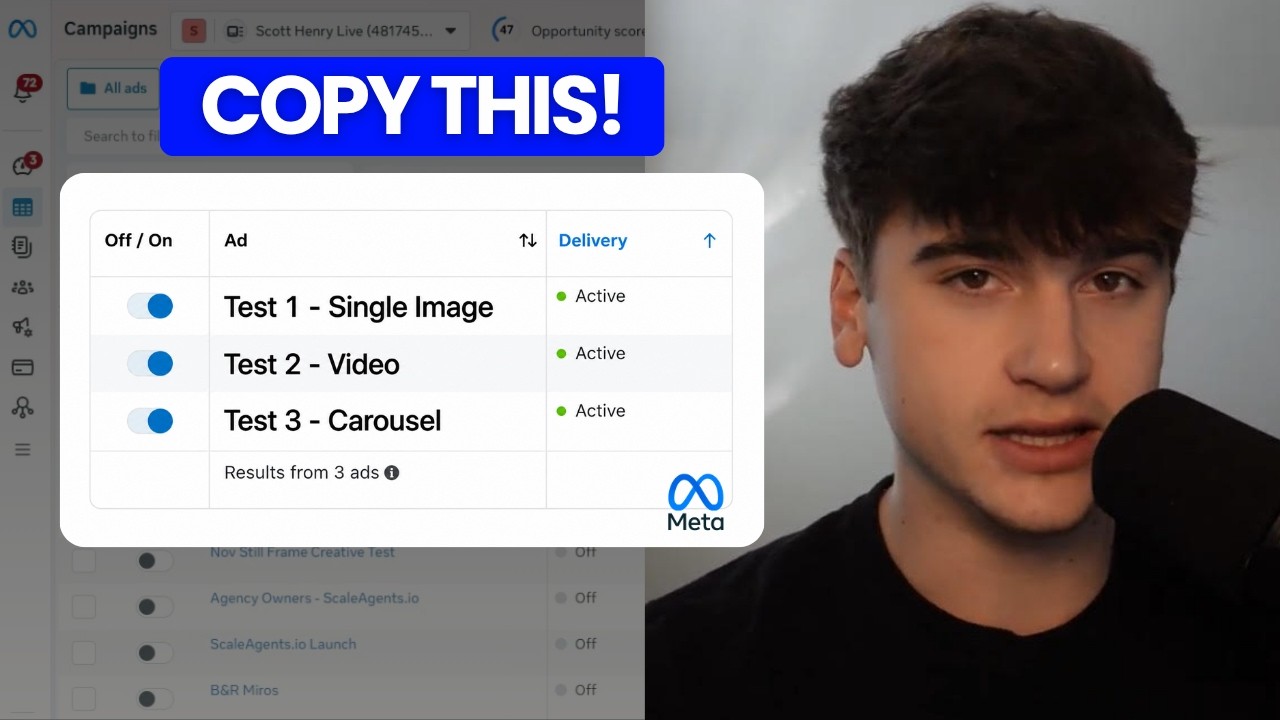 Meta Copy The Simplest Way To Run Meta Ads in 2026 (Copy This) - YouTube