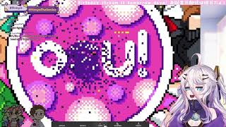 Osu got attacked on pixel canvas by Henya & Connor and they saw how fast The Swarm rebuild it