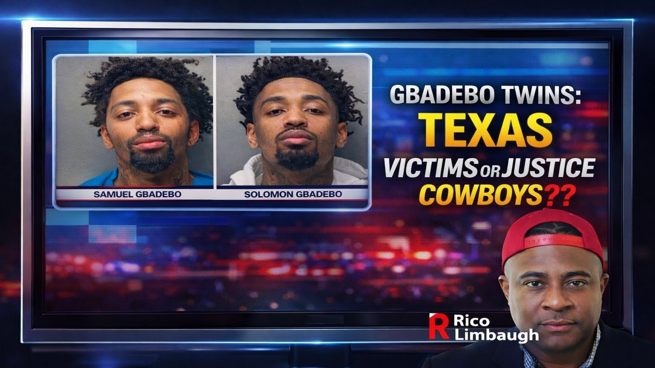 🚨 Gbadebo Twins: Victims or Justice Cowboys ❓Why Texas Twins May Walk | Rico Limbaugh  📱