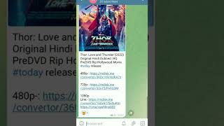 How to download thor love ❤️ and thunder ⚡in hindi || Download thor love and thunder full movie || screenshot 4