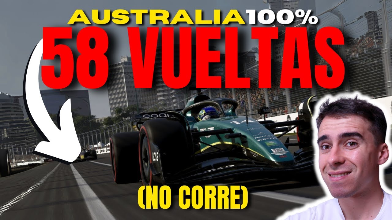 Hice una CARRERRA con DURACIÓN REAL y el Aston Martin no corre //Sufriendo el GP de AUSTRALIA